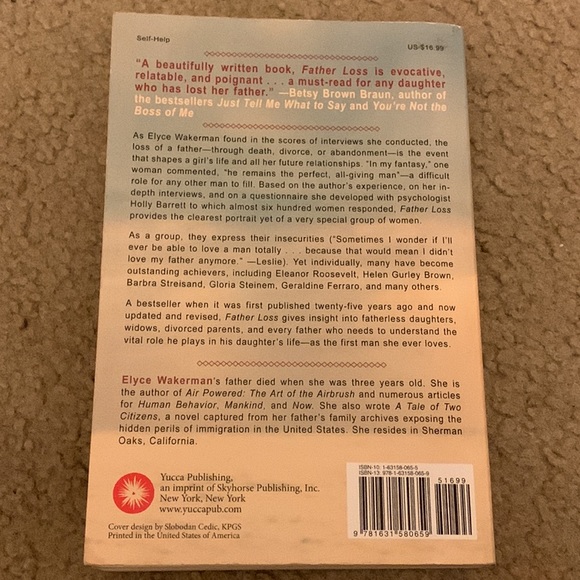 💥SOLD💥 Father Loss by Elyce Wakerman Book - Picture 6 of 7